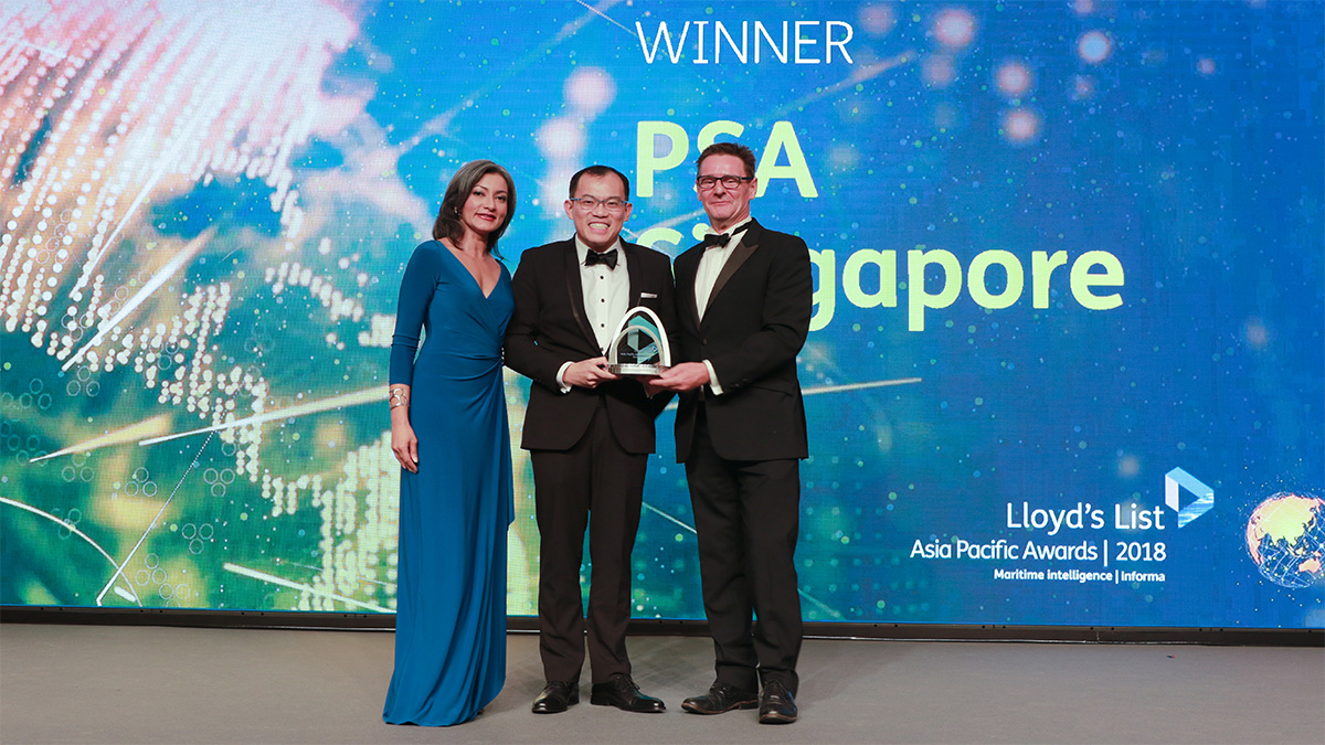 PSA Singapore wins Port Infrastructure Development of the Year