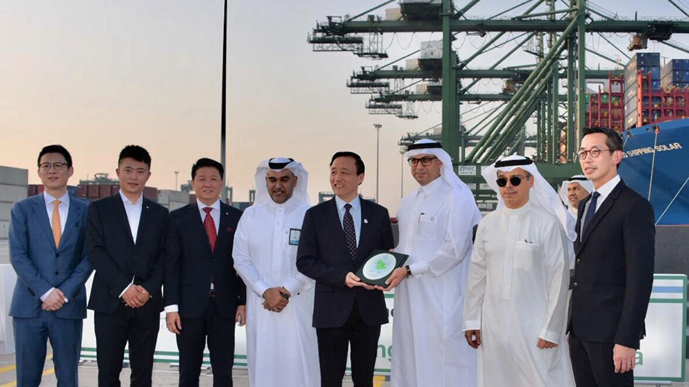 SGP Welcomes the Largest Container Vessel to Call at Saudi Arabia