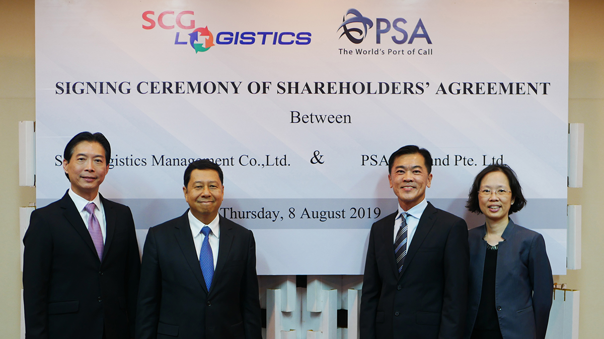 PSA Thailand and SCG Logistics to Launch Joint Venture Company in Thailand