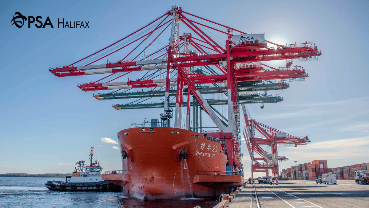 PSA Halifax Receives Two New Mega Ship-to-Shore Cranes