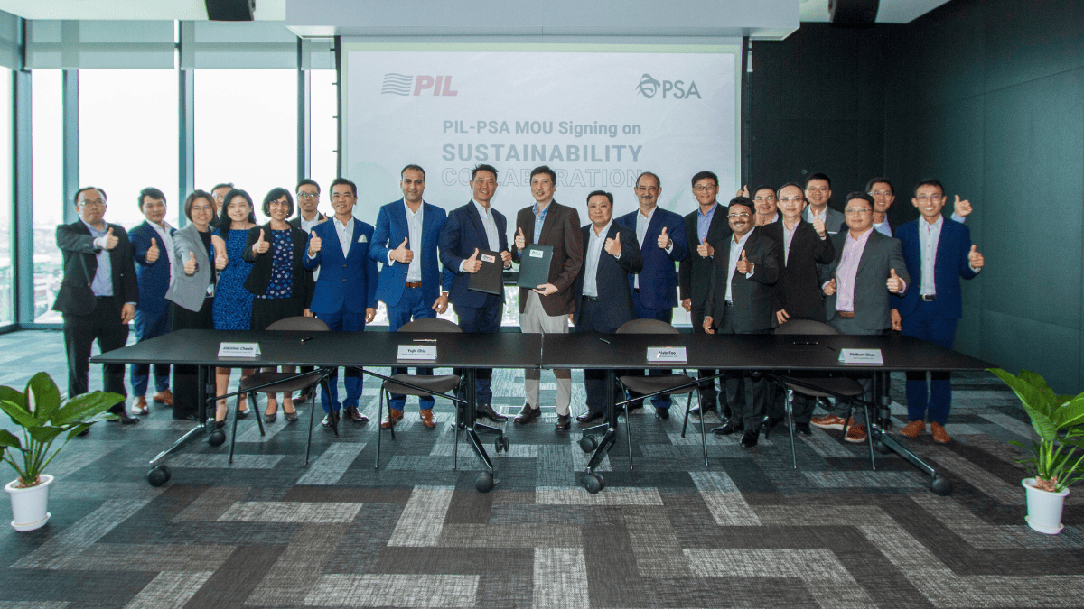 PSA Singapore and PIL Expand Collaboration on Sustainability Solutions to Decarbonise Global Supply Chain