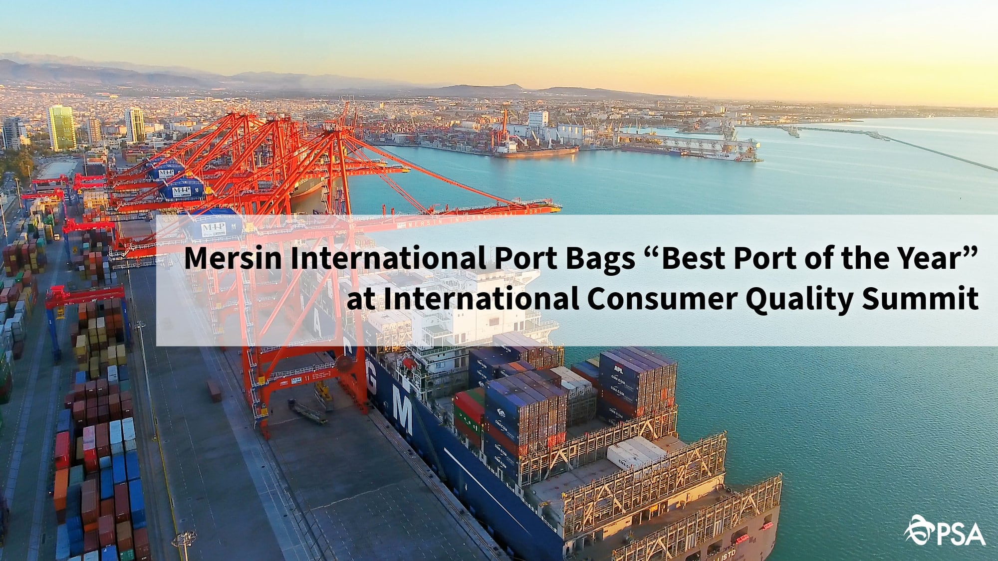 Mersin International Port Bags “Best Port of the Year” at International Consumer Quality Summit