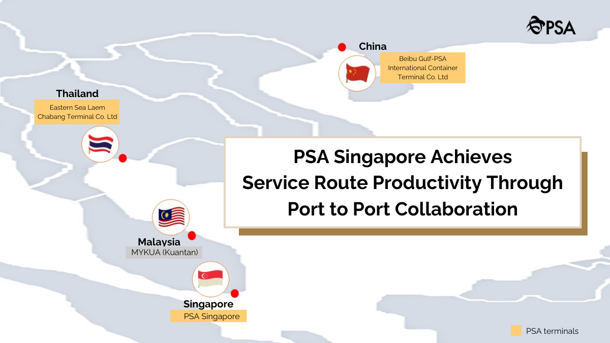 PSA Singapore Enhances Service Route Productivity through Port to Port Collaboration