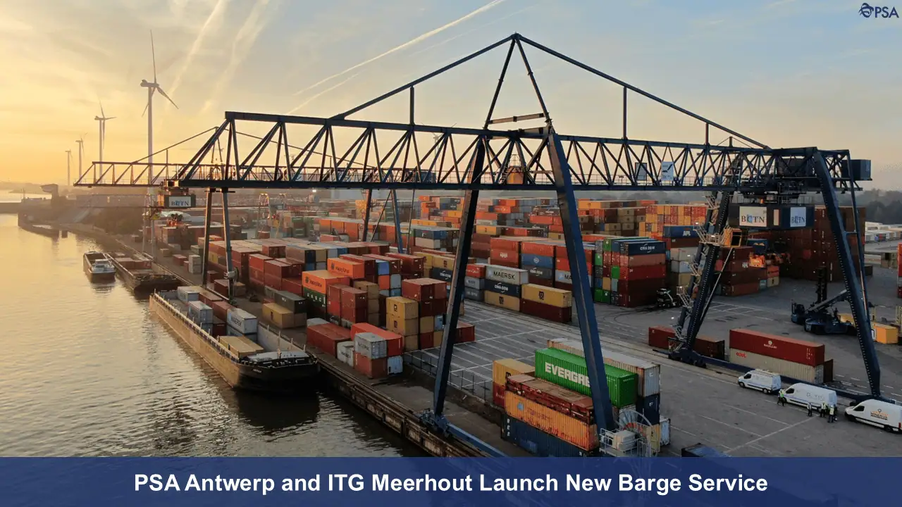 ITG Meerhout and PSA Antwerp Launch New ‘Meerhout – PSAA Express’ Barge Service