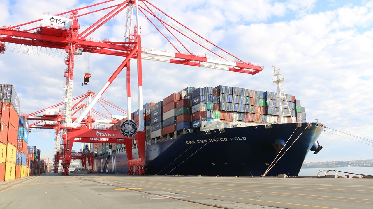 PSA Halifax Welcomes Largest Container Vessel To Ever Call At a Canadian Port