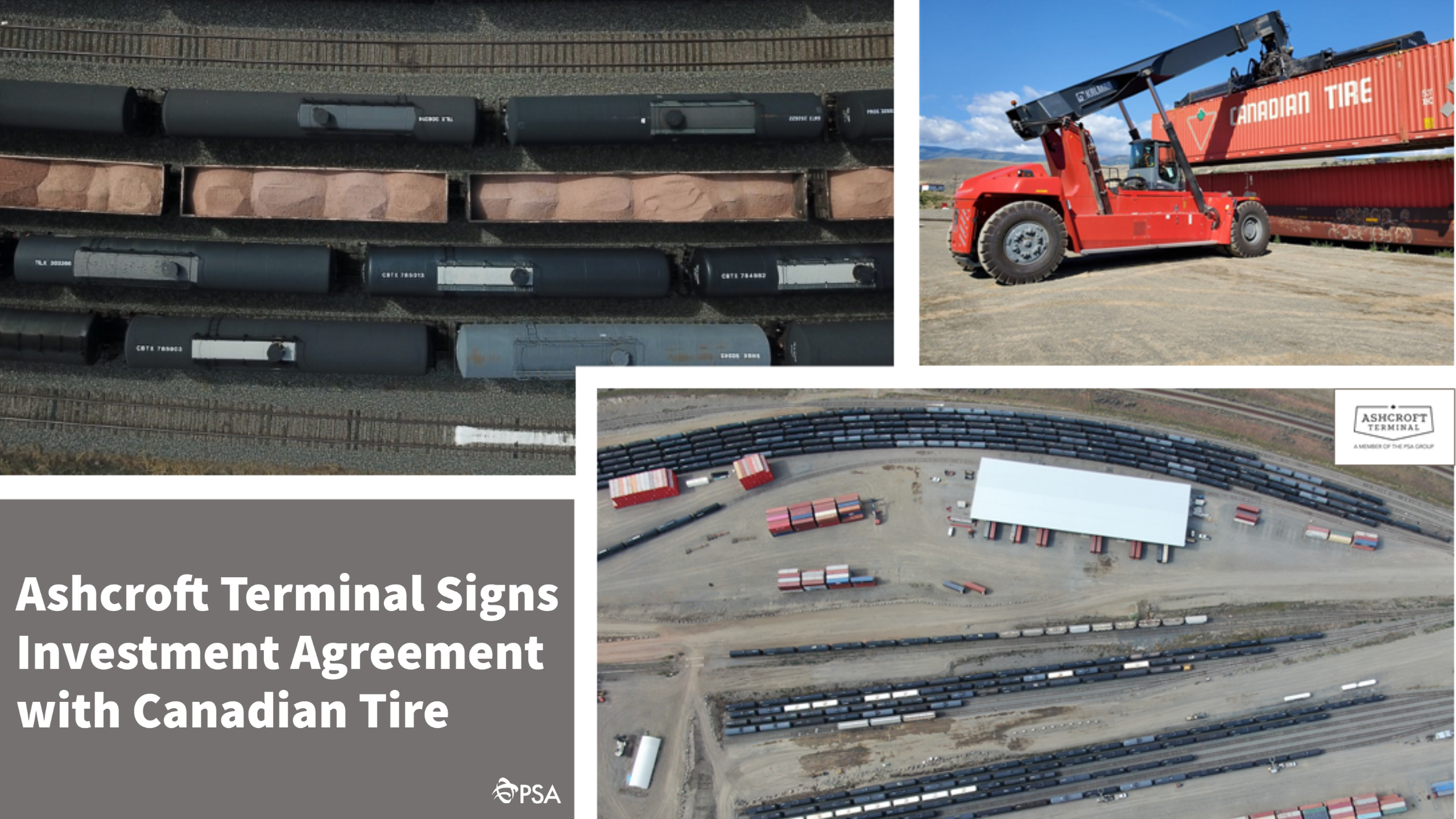 Ashcroft Terminal Signs Investment Agreement with Canada’s Largest Container Importer Canadian Tire