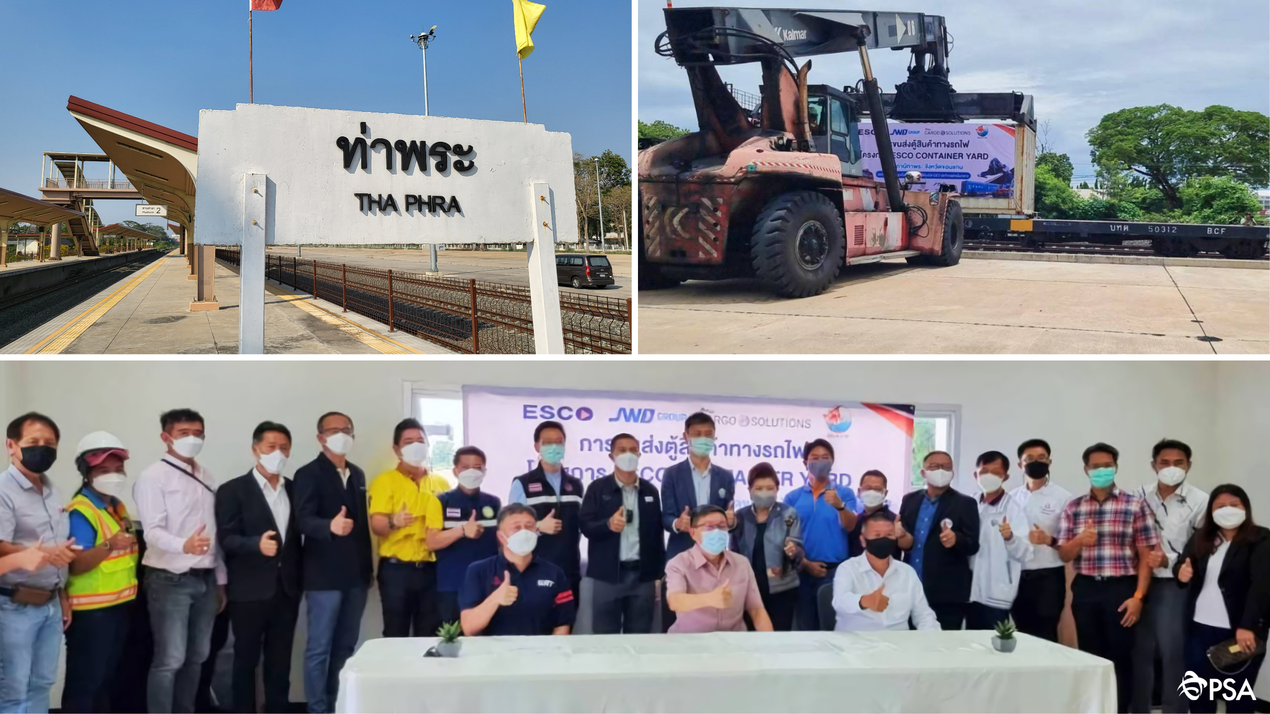 ESCO Celebrates First Rail Shipment Between Thailand’s Khon Kaen Province and Laem Chabang Port