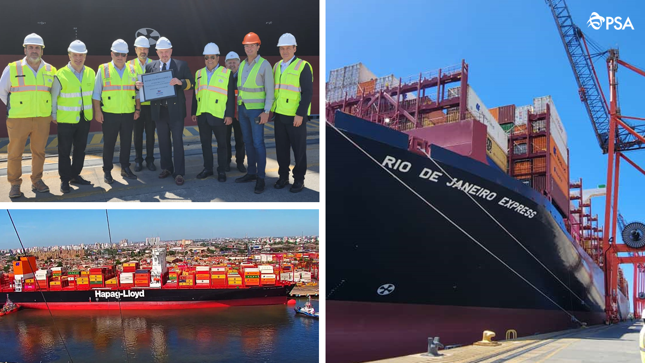 Exolgan Container Terminal Welcomes Largest Vessel to Ever Call at an Argentinian Port