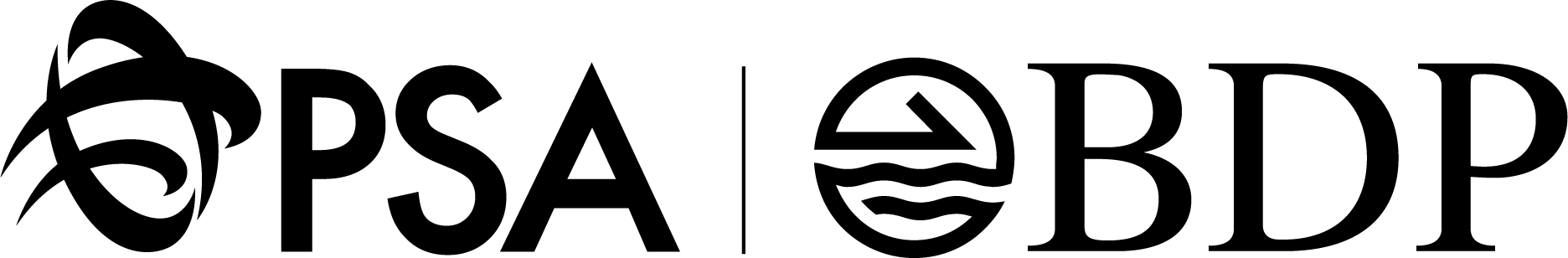 PSA BDP Logomark Full Black