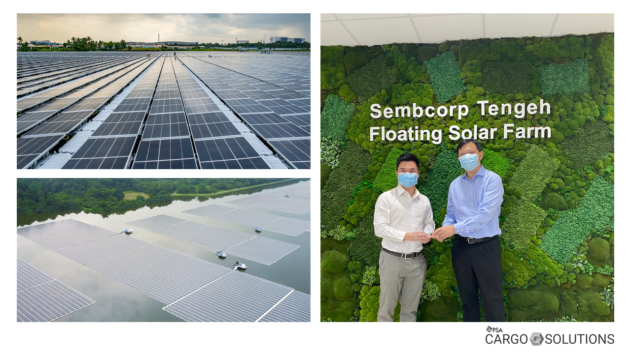 PSA Cargo Solutions Southeast Asia Plays Key Role in Successful Construction of Singapore’s Largest Floating Solar Farm