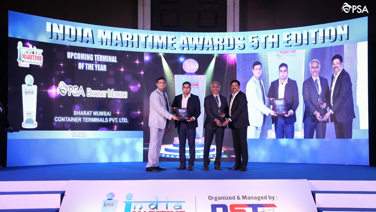 PSA India Wins Two Awards at the India Maritime Awards 2021