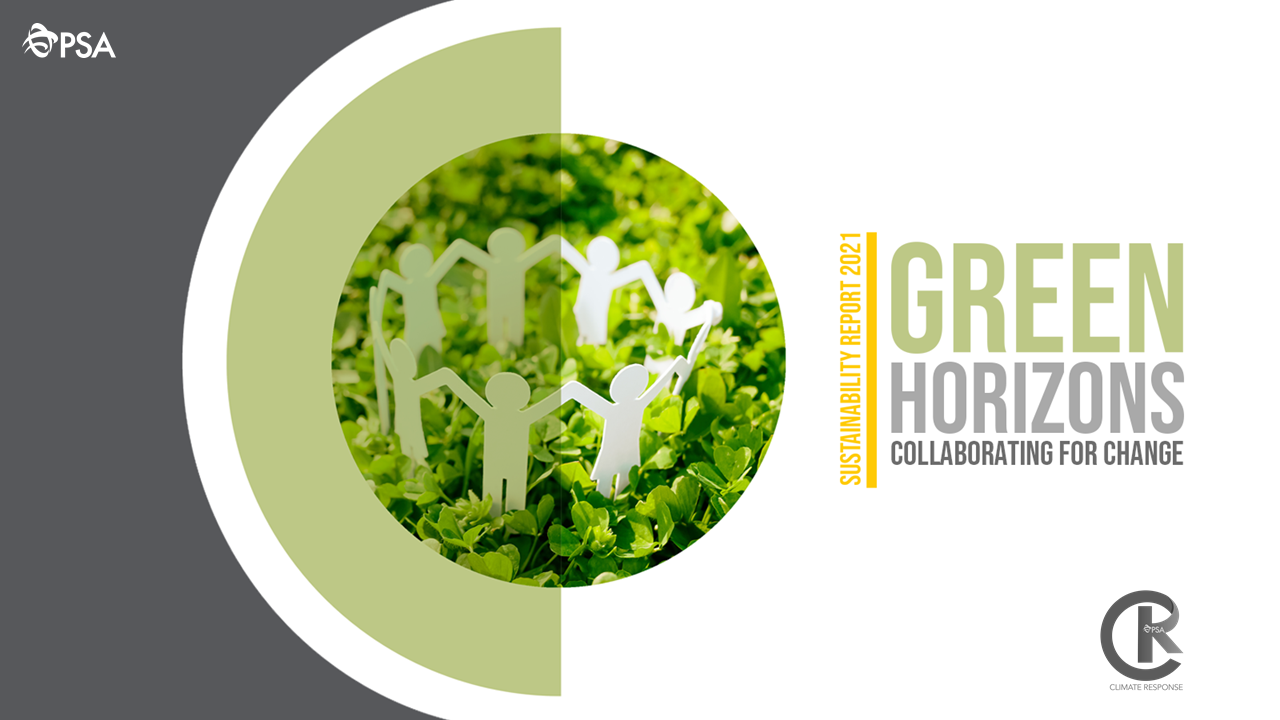 PSA International Sustainability Report 2021 – Green Horizons Collaborating for Change