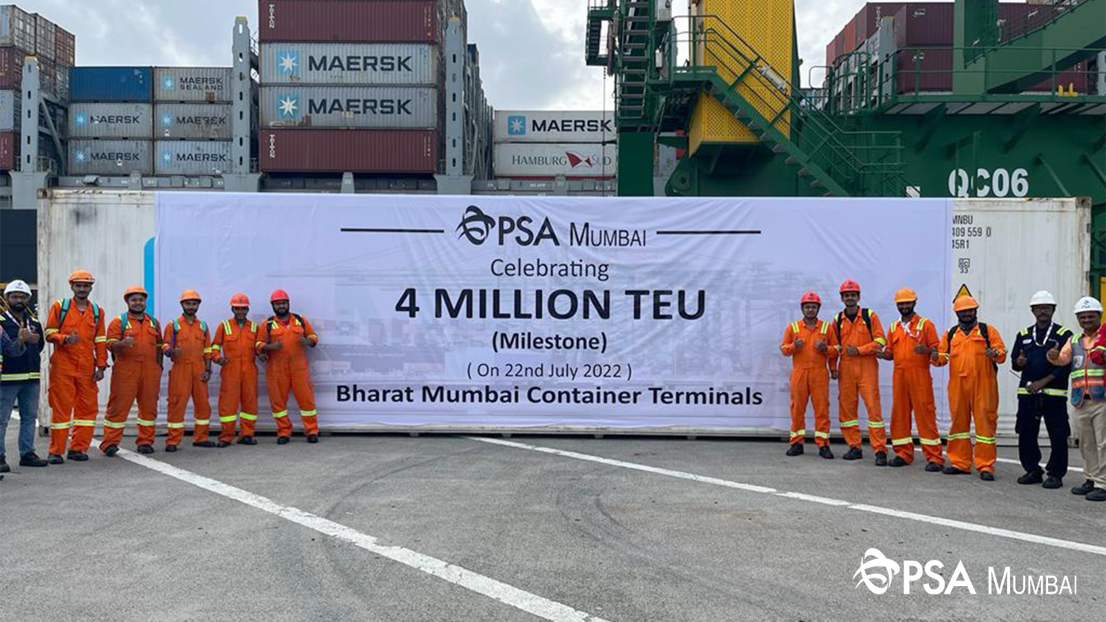 PSA Mumbai Wins Special Recognition Award at the 33rd JNPA Annual Awards Function and Celebrates its 4 Million TEU Milestone 2