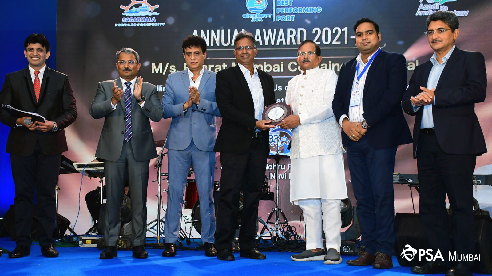 PSA Mumbai Wins Special Recognition Award at the 33rd JNPA Annual Awards Function and Celebrates its 4 Million TEU Milestone