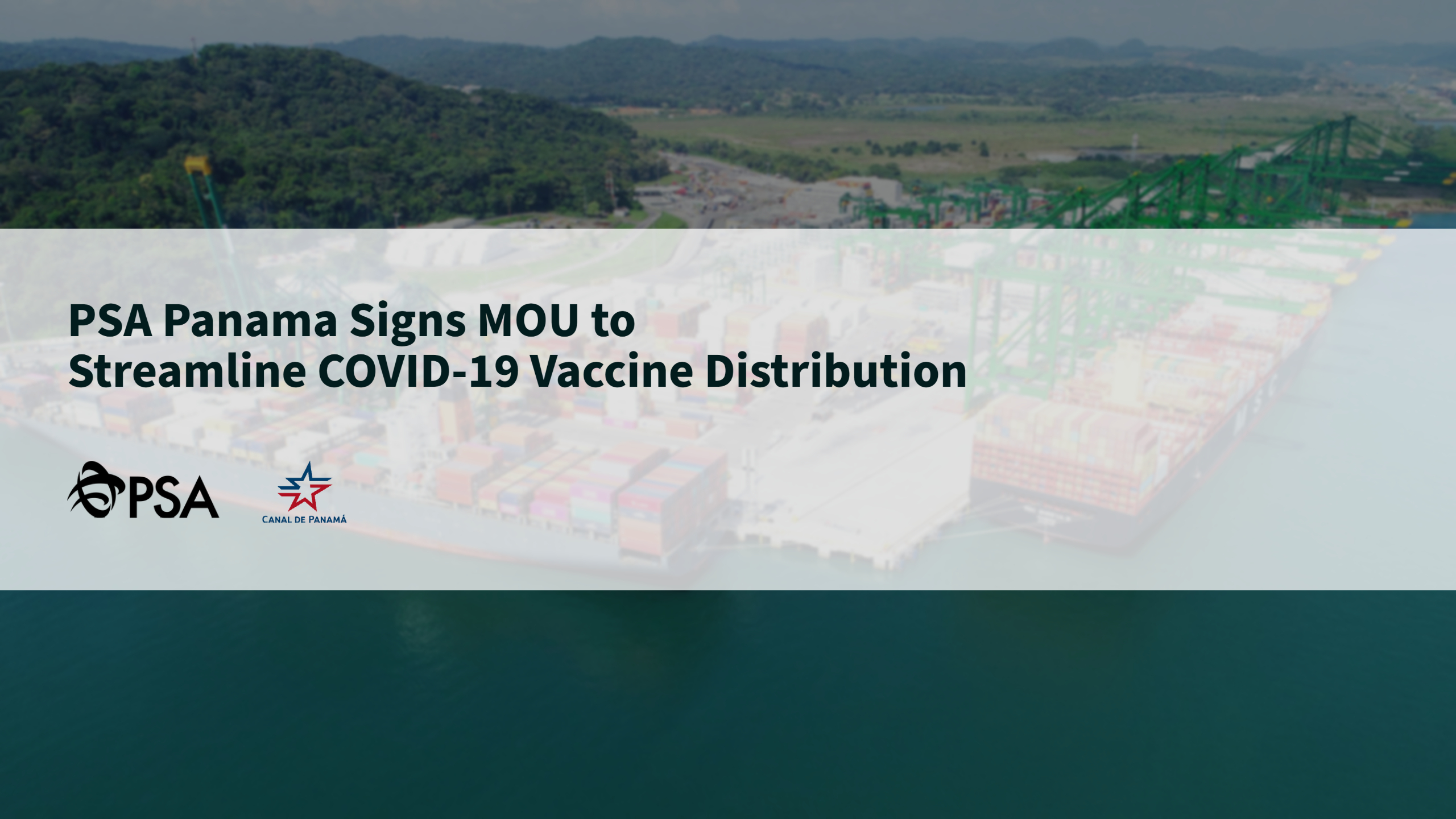 PSA Panama Signs MOU to Streamline COVID-19 Vaccine Distribution
