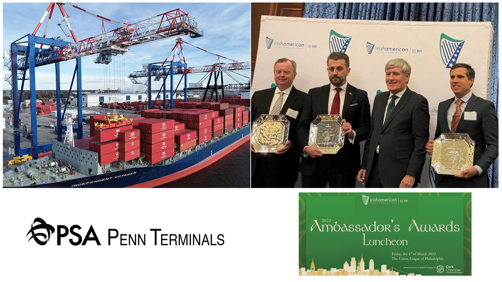 PSA Penn Terminals Honoured with “The Ambassador Award”