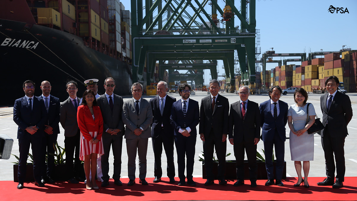 PSA Sines Inaugurates Next Phase in Expansion of Sines Container Terminal