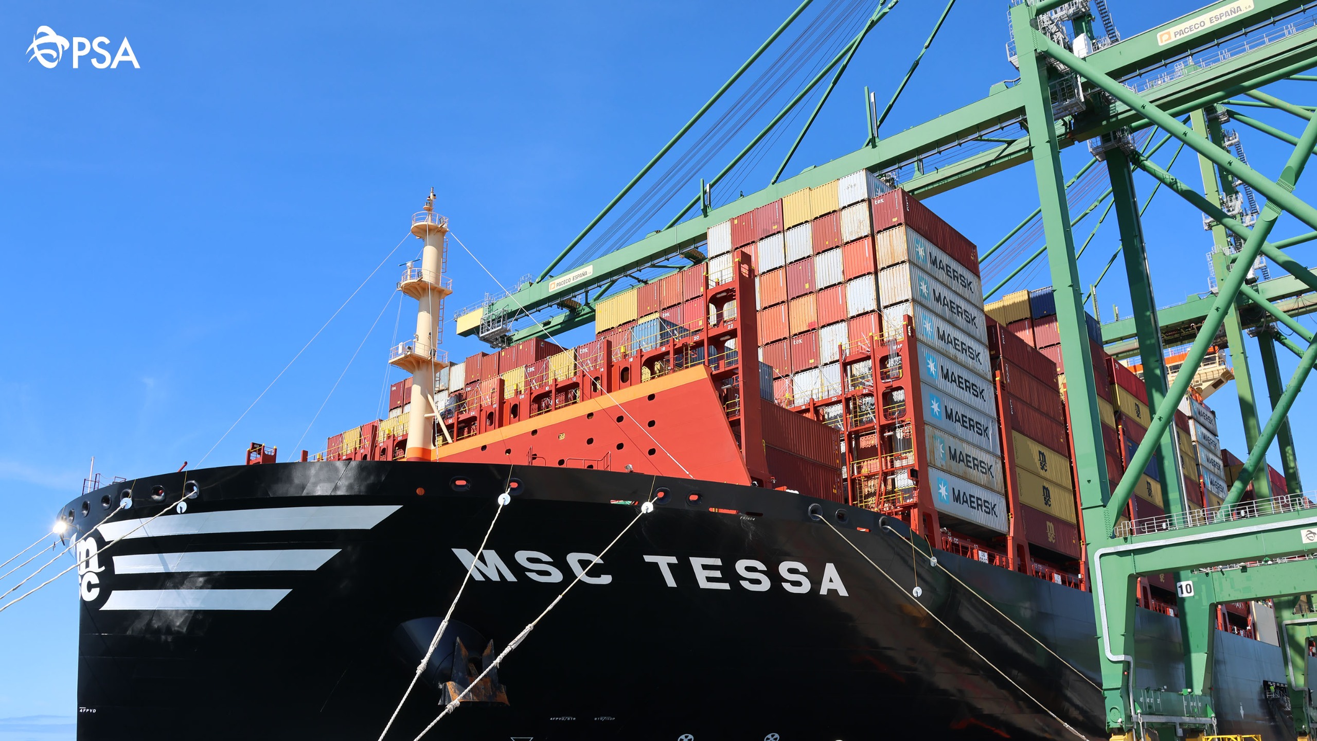 PSA Sines Welcomes Largest Container Vessel in Portuguese History on Its Maiden Voyage 1