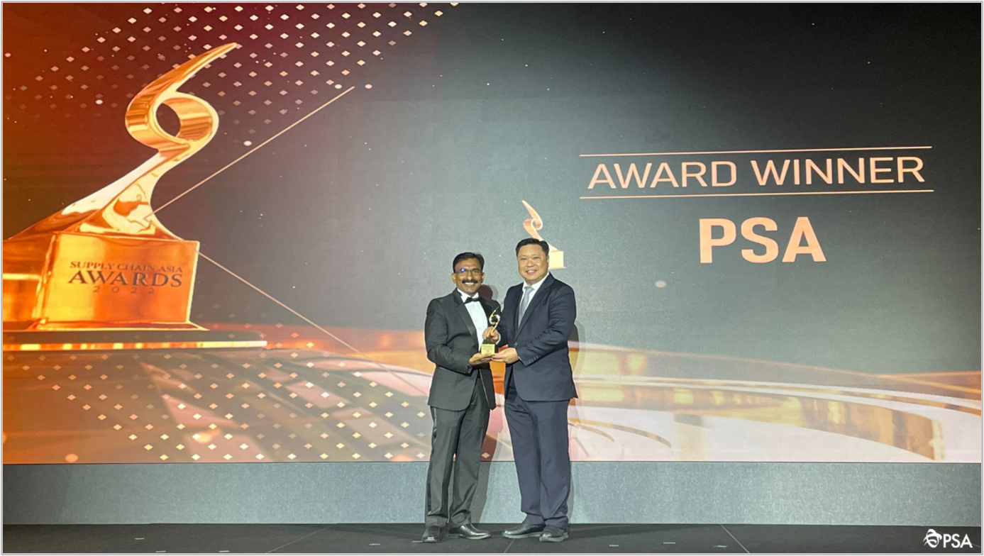 PSA Singapore Named Container Terminal Operator of the Year at Supply Chain Asia Awards 2022