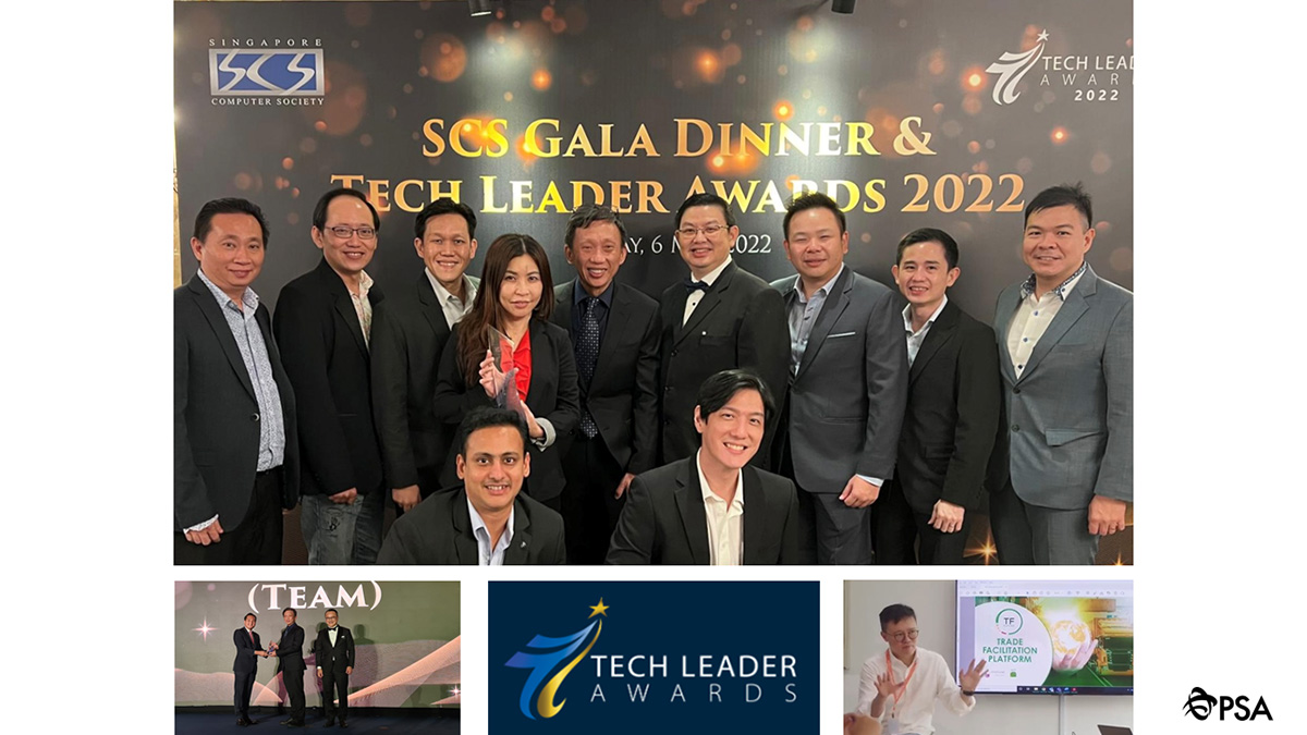 PSA Singapore and GeTS Recognised at Tech Leader Awards 2022