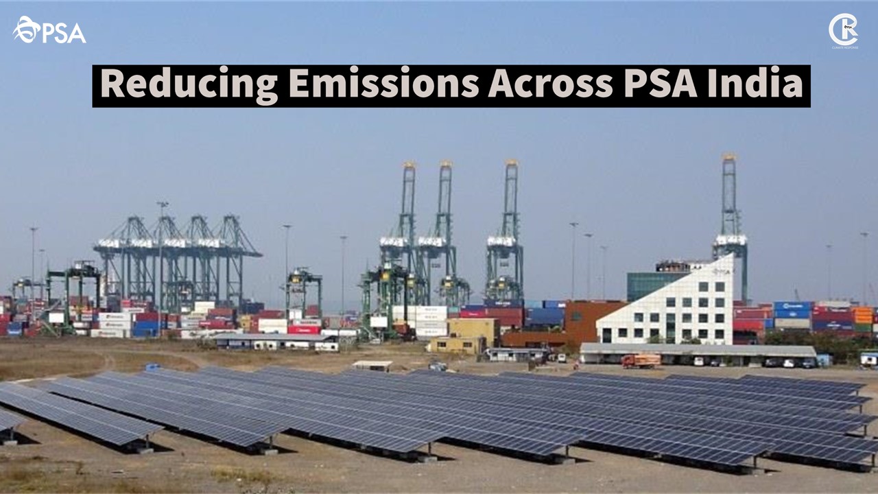 Reducing Emissions Across PSA India – Inauguration of Solar Farm at PSA Mumbai and New Hybrid RTGs at PSA Chennai 1