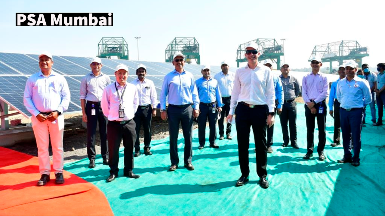 Reducing Emissions Across PSA India – Inauguration of Solar Farm at PSA Mumbai and New Hybrid RTGs at PSA Chennai 2