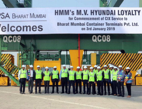 HYUNDAI MERCHANT MARINE STARTS CHINA INDIA EXPRESS SERVICE CALLS AT PSA’S BHARAT MUMBAI CONTAINER TERMINALS