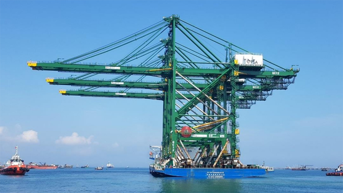 PSA’s BHARAT MUMBAI RECEIVES THREE NEW QUAY CRANES